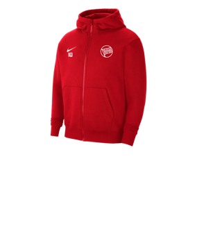 Nike Park 20 Fleece Kapuzenjacke Kids Rot F657