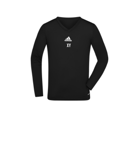 adidas Team Base Top langarm Kids Schwarz