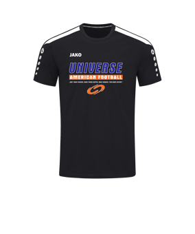 JAKO Power T-Shirt Schwarz Weiss F800