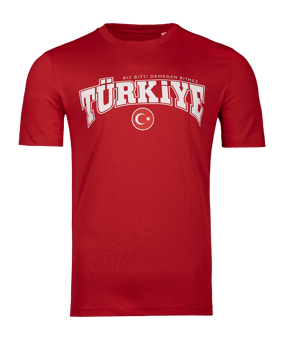 Nike TFF Türkei Biz Bitti Demeden Bitmez T-Shirt Rot Ftffcz0881bitmezrot