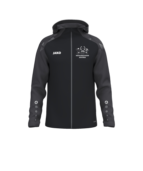 JAKO Sonic Kapuzenjacke Schwarz F801