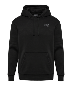 Hummel Court Cotton Hoody Schwarz F2001 - schwarz