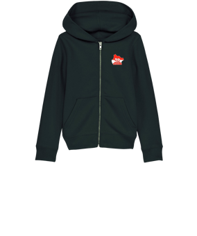 Merch Mini Cultivator 2.0 Zip-Hoodie Kids Black | #logo4c