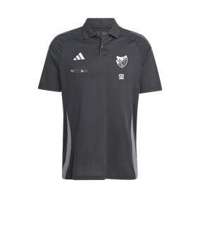 adidas Tiro 24 Comp Poloshirt Schwarz Grau