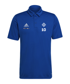 adidas Entrada 22 Poloshirt Blau Weiss