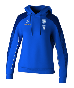 Erima EVO Star Hoody Damen Blau