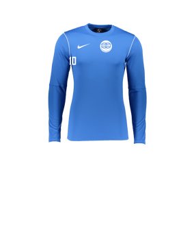 Nike Park 20 Sweatshirt Kids Blau Weiss F463