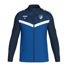 JAKO Iconic Polyesterjacke Kids Blau F403