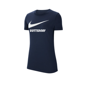 Nike Park 20 T-Shirt Swoosh Damen Blau F451