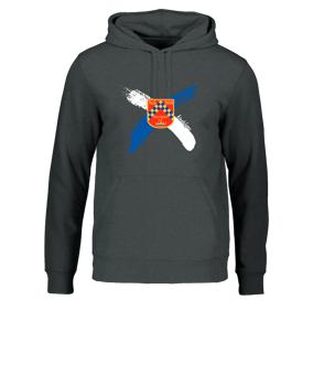 Merch Drummer 2.0 Hoody Dark Heather Grey | #cross