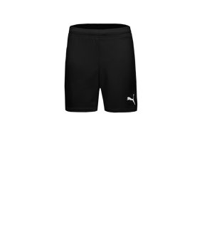 PUMA teamRISE Corto Niños Negro Blanco F04 