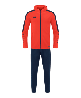 JAKO Power Trainingsanzug Kids Rot F375 - rot