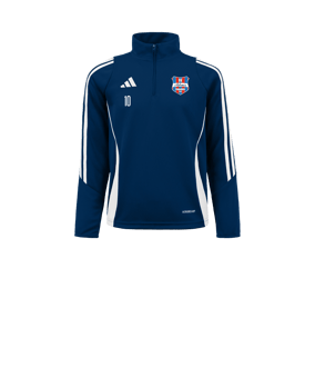 adidas Tiro 24 Trainingstop Kids Blau Weiss