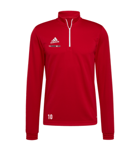 adidas Entrada 22 HalfZip Sweatshirt Rot