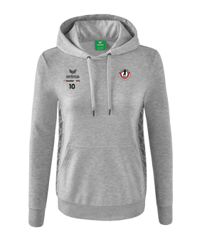 Erima Team Essential Hoody Damen Hellgrau