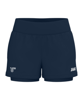 JAKO 2in1 One Short Damen Blau F900