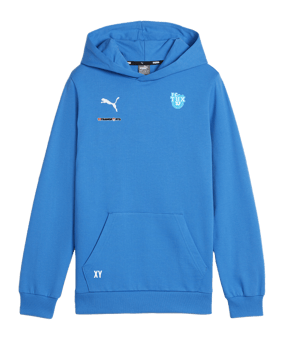 PUMA teamGOAL Casuals Hoody Kids Blau F02