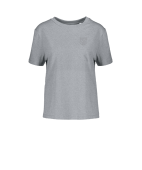Merch Muser T-Shirt Women Heather Grey | #brustlogo (toneintone)