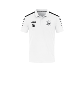 JAKO Power Poloshirt Kids Weiss Schwarz F000