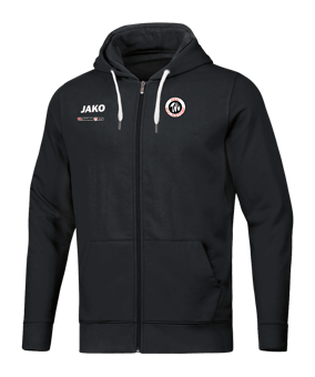 JAKO Base Kapuzenjacke Kids Schwarz F08
