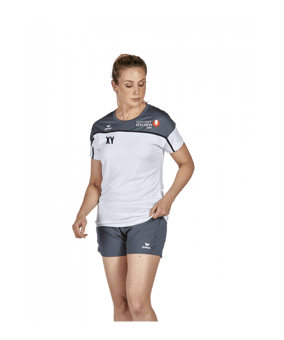 Erima Change by T-Shirt Damen Weiss Grau 