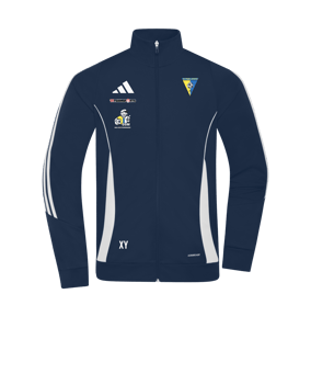 adidas Tiro 24 Trainingsjacke Dunkelblau Weiss