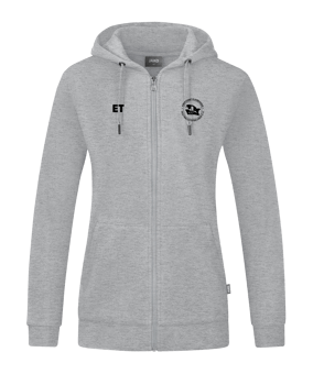JAKO Organic Kapuzenjacke Damen Grau F520