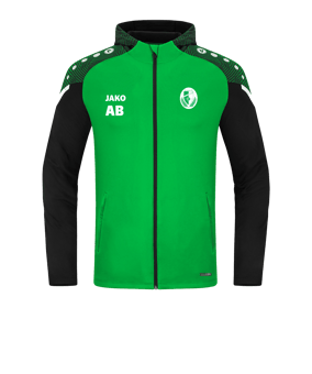 JAKO Performance Kapuzenjacke Grün F221