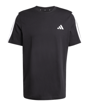 adidas 3 Stripes T-Shirt Schwarz - schwarz
