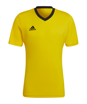 adidas Entrada 22 Trikot Gelb Schwarz - gelb