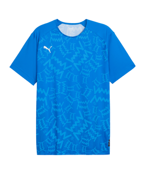 PUMA Teamjaws Graphic Ss Shooting Hemd Blau F07 - blau