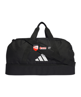 adidas Tiro League Duffel Bag Gr. M Schwarz Weiss