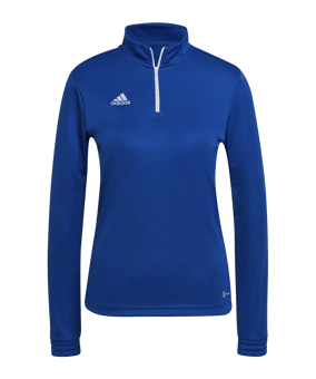 adidas Entrada 22 HalfZip Sweatshirt Damen Blau - blau