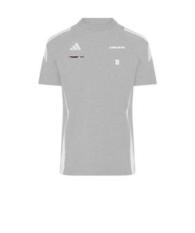 adidas Tiro 24 T-Shirt Grau Weiss
