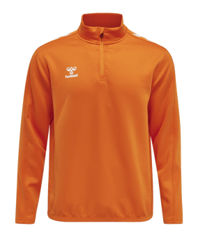 Hummel hmlCORE XK HalfZip Sweatshirt Orange F5190 - orange