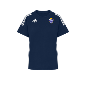 T-shirt adidas Tiro 24 femmes bleu blanc 