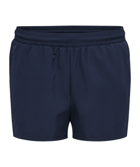 Hummel Move Grid Woven pantaloncini donna  blu F7026