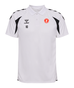 hummel Core 2.0 Polo Weiß F9124