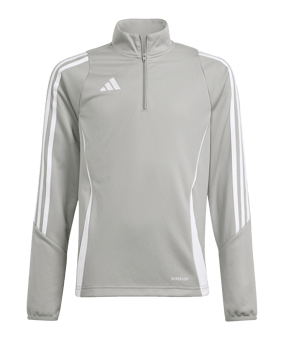 adidas Tiro 24 Trainingstop Kids Grau Weiss - grau