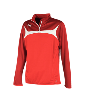 PUMA Esito 3 1/4 Zip Trainingstop Kids Rot F01 - rot