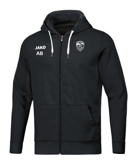 JAKO Base Kapuzenjacke Kids Schwarz F08