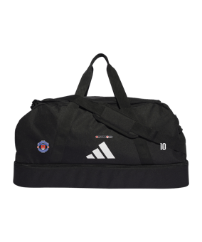 adidas Tiro League Duffel Bag Gr. L Schwarz Weiss