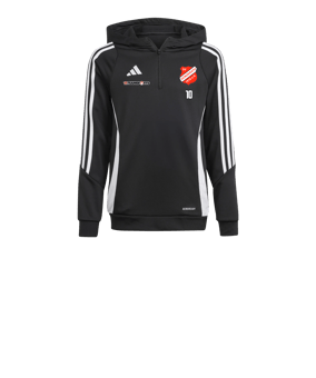 adidas Tiro 24 Hoody Kids Schwarz Weiss
