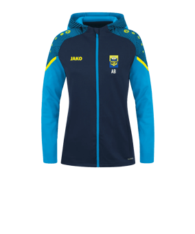 JAKO Performance Kapuzenjacke Damen Blau F908
