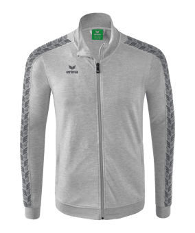 Erima Essential Team Tracktop Jacke Kids Hellgrau - grau