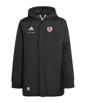 adidas Entrada 22 Stadium Jacke Kids Schwarz