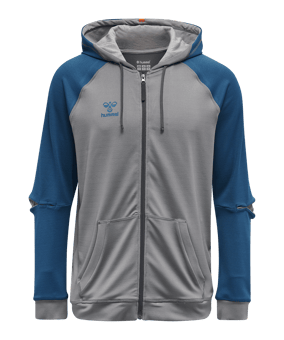 Hummel Inventus Kapuzenjacke Blau F8375 - blau