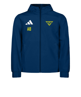 adidas Entrada 26 Regenjacke Dunkelblau
