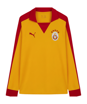 PUMA Galatasaray Istanbul T7 Trikot Langarm Gelb F81 - gelb