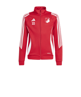adidas Tiro 24 Trainingsjacke Kids Rot Weiss